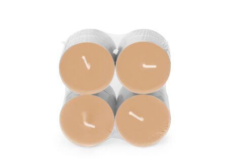 Theelichtjes MAXI Delightful Dawn 10u oranje, 8 stuks
