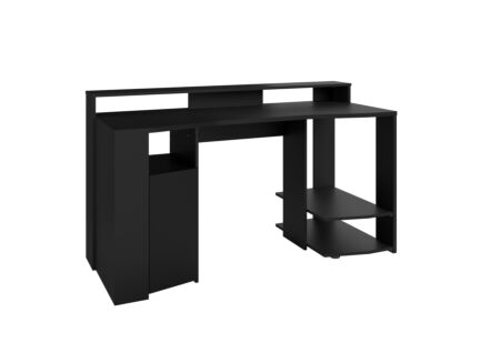 Gamingbureau 152x62cm zwart