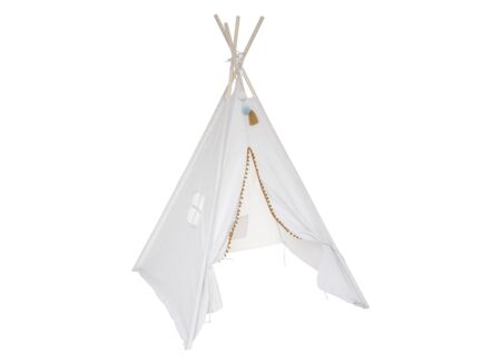 Tipi Kids Wapi 120x120x160cm - katoen & polyester - beige