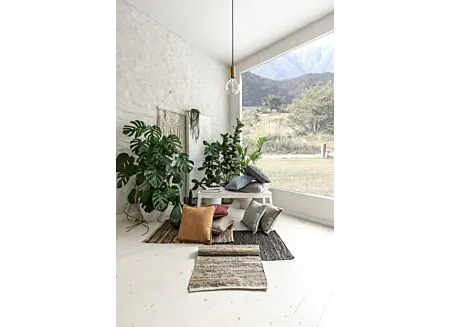 Kussen Damian 45x45cm - stof - cool grey