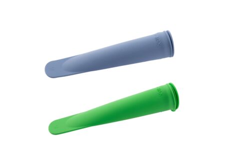 Ijsjesvorm Dotz knijpbaar 20x5cm - silicone - zomergroen & lavendel