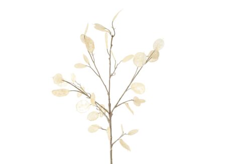 Decoratietak Silver Leaf H91cm - kunststof - naturel