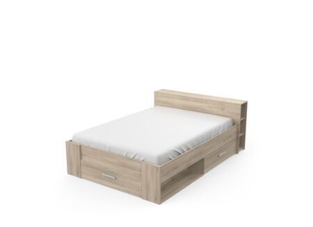 Bed 140x200cm met opbergruimte