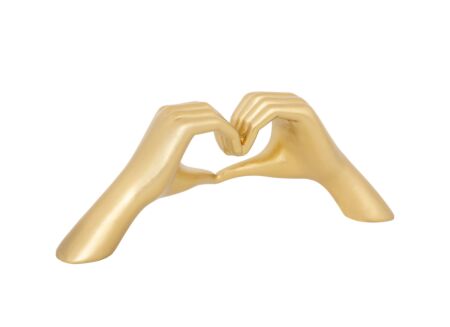 Beeldje Amy 31x12x7,5cm - polystone - goud