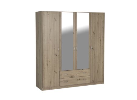 Kleerkast 181cm - decor - artisanale eik