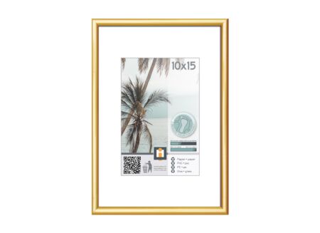 Fotokader Kyoto 15x10cm - kunststof & glas - goud