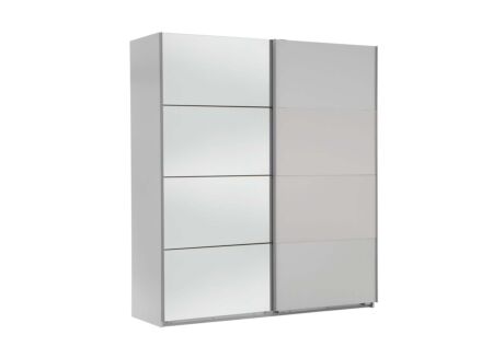 Schuifdeurkast Easyplus 225cm - decor - wit