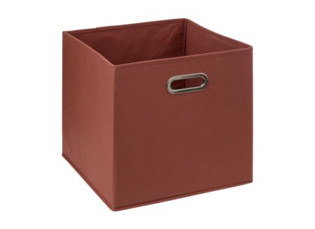 Opbergbox 31x31x31cm terracotta