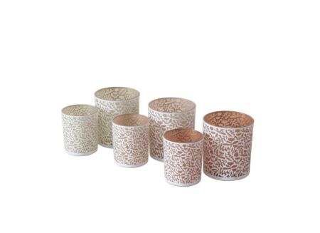 Windlicht Merle H10cm set van 2