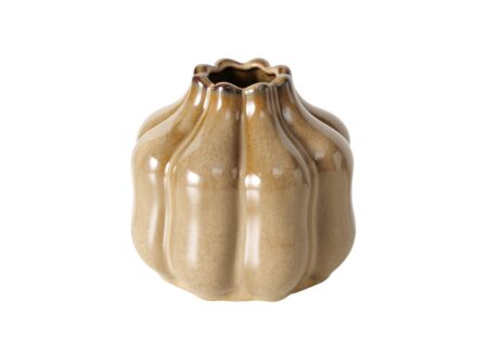 Vaas Aurelia H11,3cm - stoneware - bruin