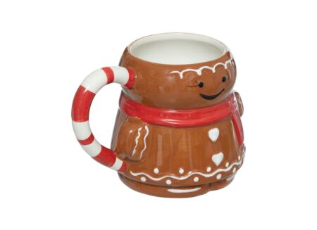 Mok Gingerman bruin H13cm 30cl