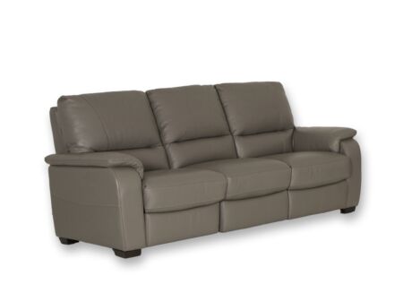 Zetel Barbiero  3-zit - leder - grijs