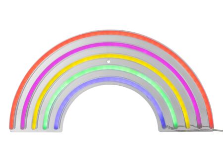 Ledlamp Neon Regenboog 38x19cm - kunststof - multicolor