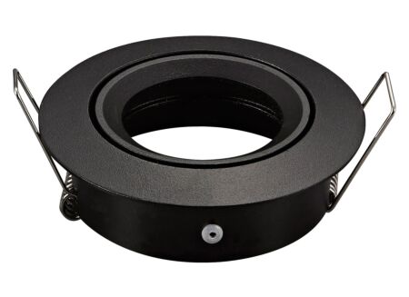 Inbouwspot zwart GU10, excl. lamp