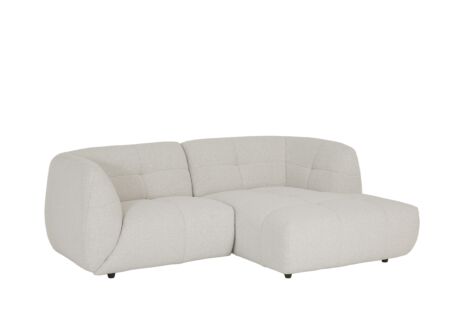 Hoeksalon Bric 224x162cm - stof - naturel