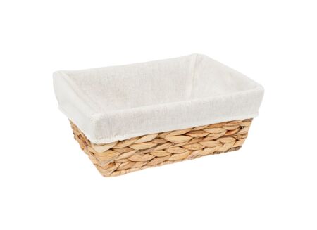 Broodmand 25,5x18,5cm - hyacint - naturel