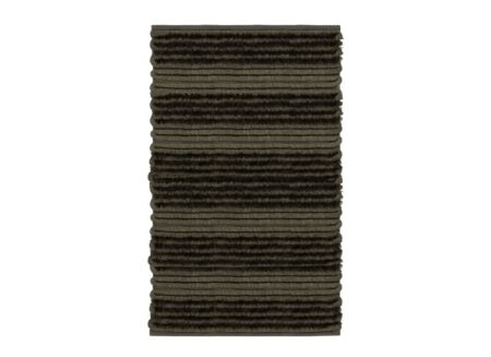 Badmat Solange 70x120cm - polyester & katoen - army green