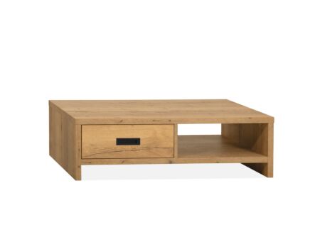 Salontafel Cottage 135x67cm - lamulux - naturel met opbergruimte