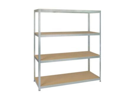 Opbergrek Heavy Duty Power 180x160x60cm - MDF & metaal - grijs