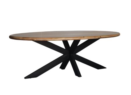 Tafel Canary 220x110cm - mango massief - naturel
