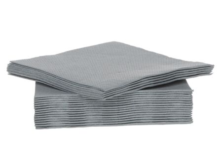 Serviette CT Prof 25x25cm grijs, 40 stuks