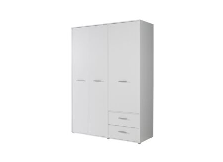 Kleerkast Mokkaro 145cm - decor - wit