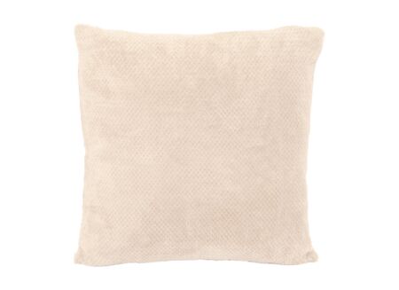 Kussen Pippa 45x45cm - flanel - ivoor