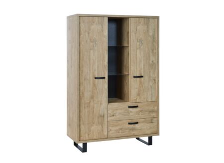 Kast Como 1 120cm - melamine - golden oak