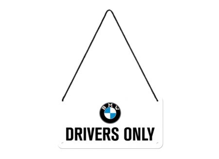 Plakkaat 10x20cm BMW