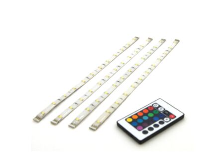 Ledstrip RGB IP44 set van 4