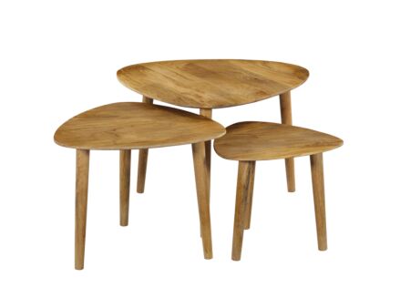 Bijzettafel Velari set van 3