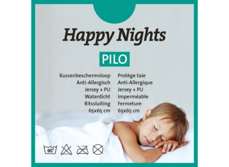 Kussenbeschermsloop Pilo 65x65cm - jersey/PU