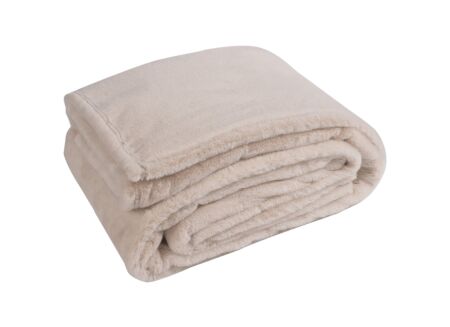 Plaid Oxford 150x200cm polyester beige