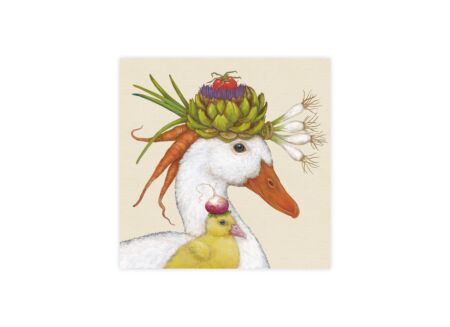 Serviette The Gardeners 25x25cm - papier - multicolor - 20 stuks