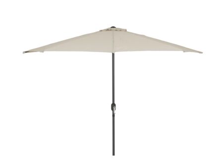 Halve Parasol Athena Ø300cm beige met beschermhoes