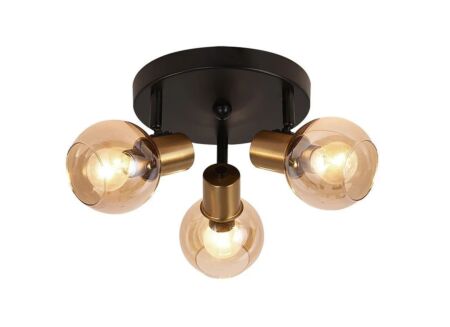 Plafondlamp Ø17cm 3x40W E14