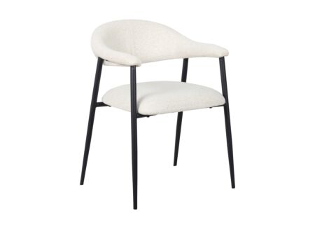 Stoel Guess 56x56x75cm - stof - wit