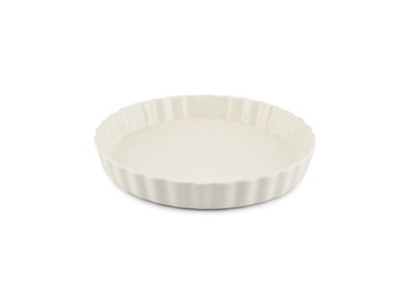 Taartvorm Oven Ø27,5cm - stoneware - wit