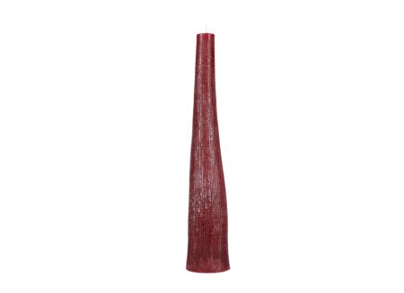 Kaars Twig H49,5cm - paraffine - bordeaux