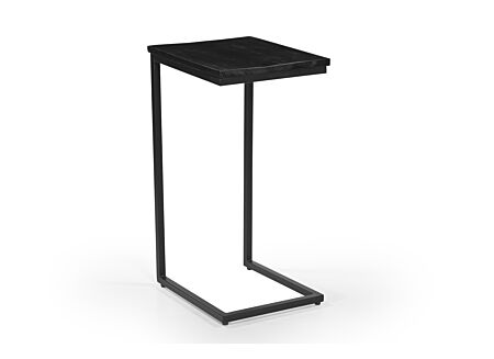 Laptoptafel Feline 40x33cm - mango massief - zwart
