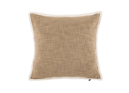 Kussen Cotton Slub 45x45cm - katoen - sand