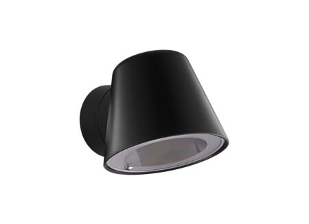 Wandlamp zwart 7W GU10