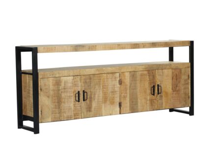 Dressoir Sanguine 200cm - mango massief - natuur