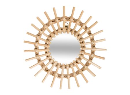 Spiegel Rotan Ø28cm set van 3
