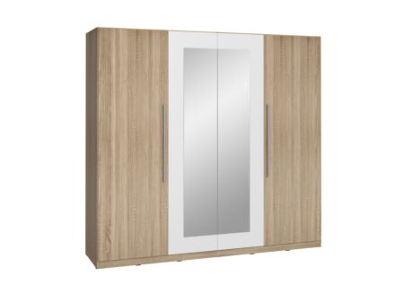Kleerkast Helen 228cm - decor - sonoma eik/wit