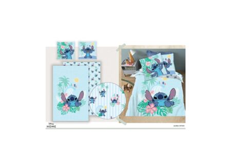 Dekbedovertrek Stitch 140x200cm - polyester/katoen - multicolor