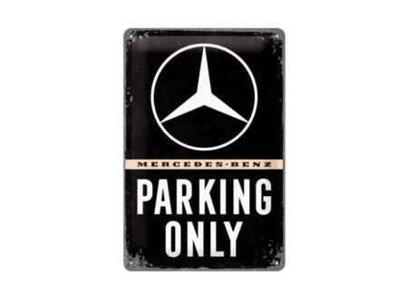 Plakkaat 20x30cm Mercedes