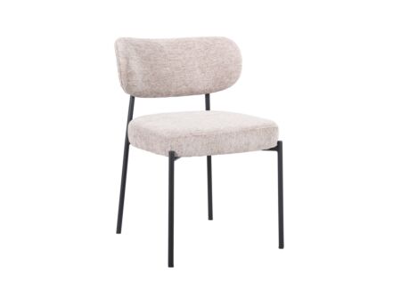 Stoel Alien 43x43x66cm - stof - taupe