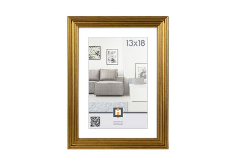 Fotokader Salerno 18x13cm - kunststof - goud