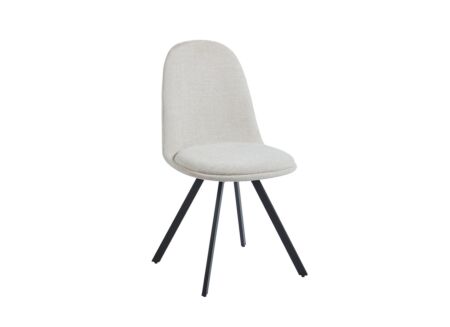 Draaistoel Urbo 54,5x45x88cm - stof - beige